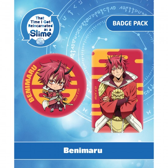 That Time I Got Reincarnated As A Slime (Tensei Shitara Suraimu Datta Ken) Benimaru Badge Pack