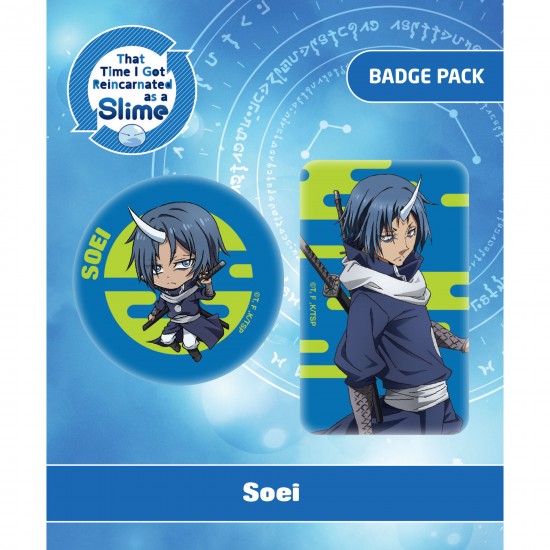 That Time I Got Reincarnated As A Slime (Tensei Shitara Suraimu Datta Ken) Soei Badge Pack