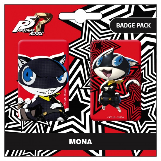 Persona 5 Royal Mona / Morgana Badge Pack