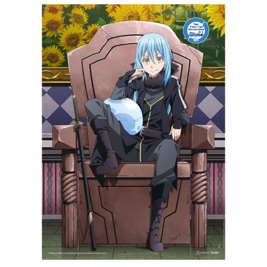 That Time I got Reincarnated as a Slime (Tensei Shitara Suraimu Datta Ken) Fabric Poster (A0) - Demon Lord Rimuru