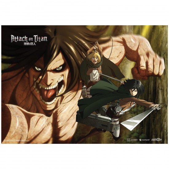 Attack On Titan Attack Titan Fabric Poster 84cm x 118cm