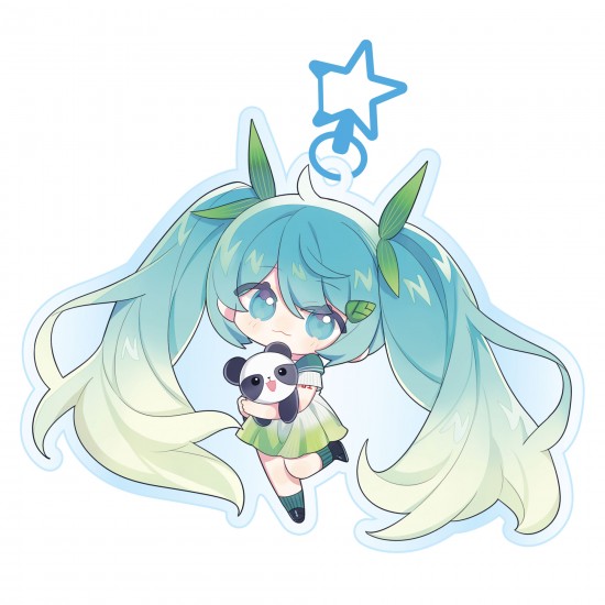 Hatsune Miku Kawaii Spring Time Acrylic Key Chain