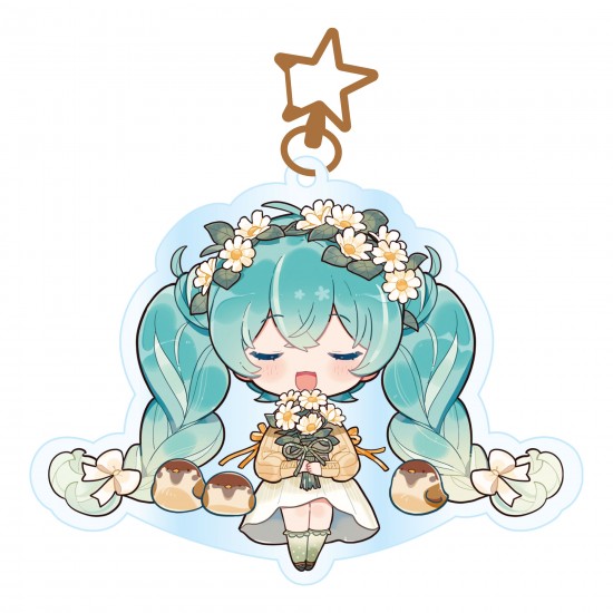 Hatsune Miku Kawaii Autumn Time Acrylic Key Chain