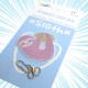 Kawaii Series: Sloth Safety Reflector / Key Chain - Purple