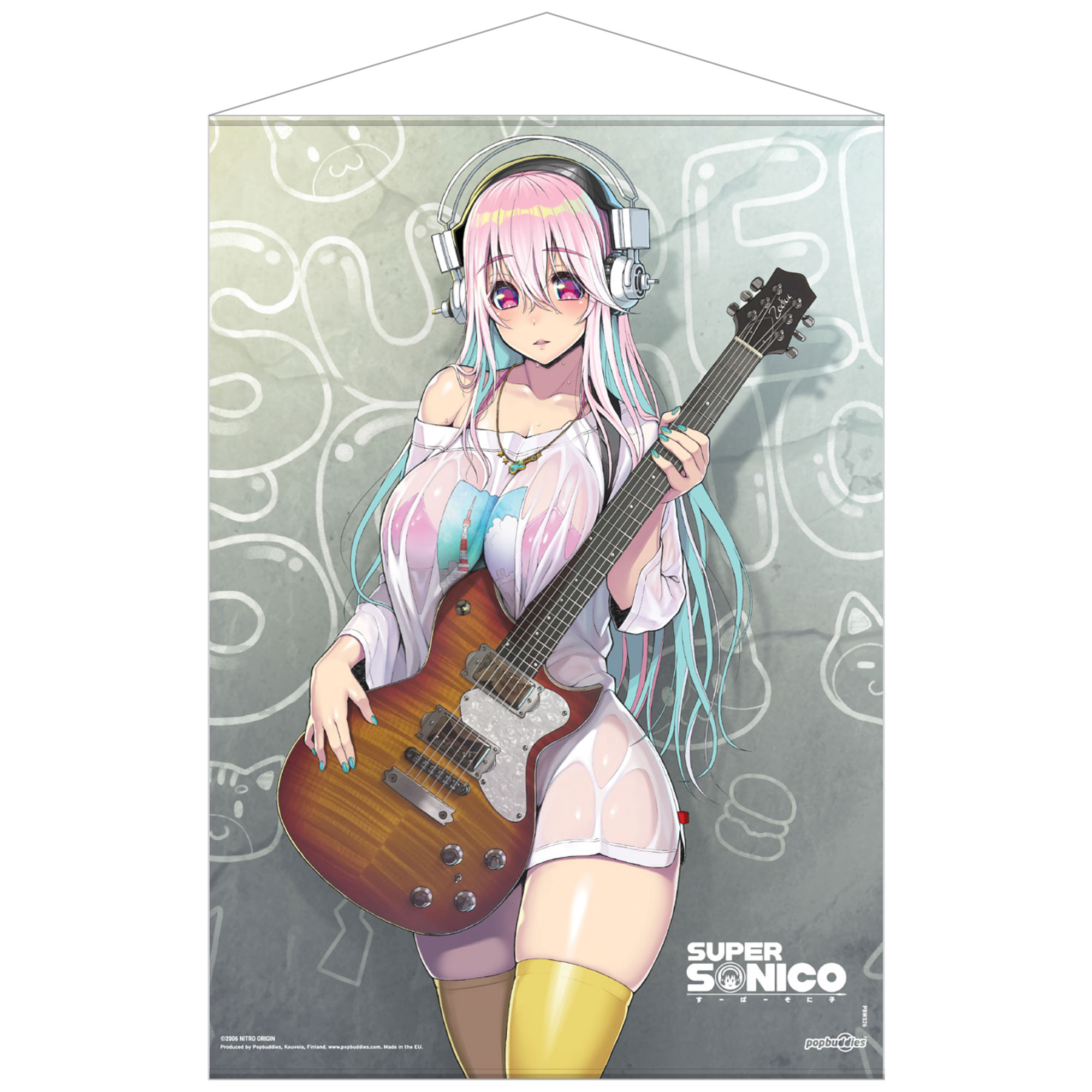 Super Sonico Tapestry outlet / Wallscroll Life Sized