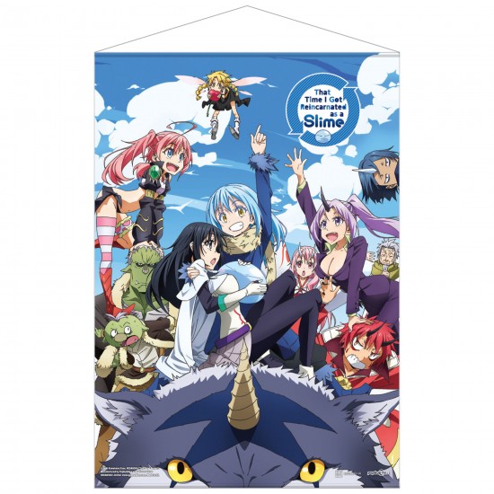 That Time I Got Reincarnated As A Slime (Tensei Shitara Suraimu Datta Ken) Key Art Season 1 Wall Scroll