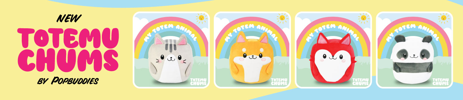 Cute and Kawaii Totemu Chums plushes